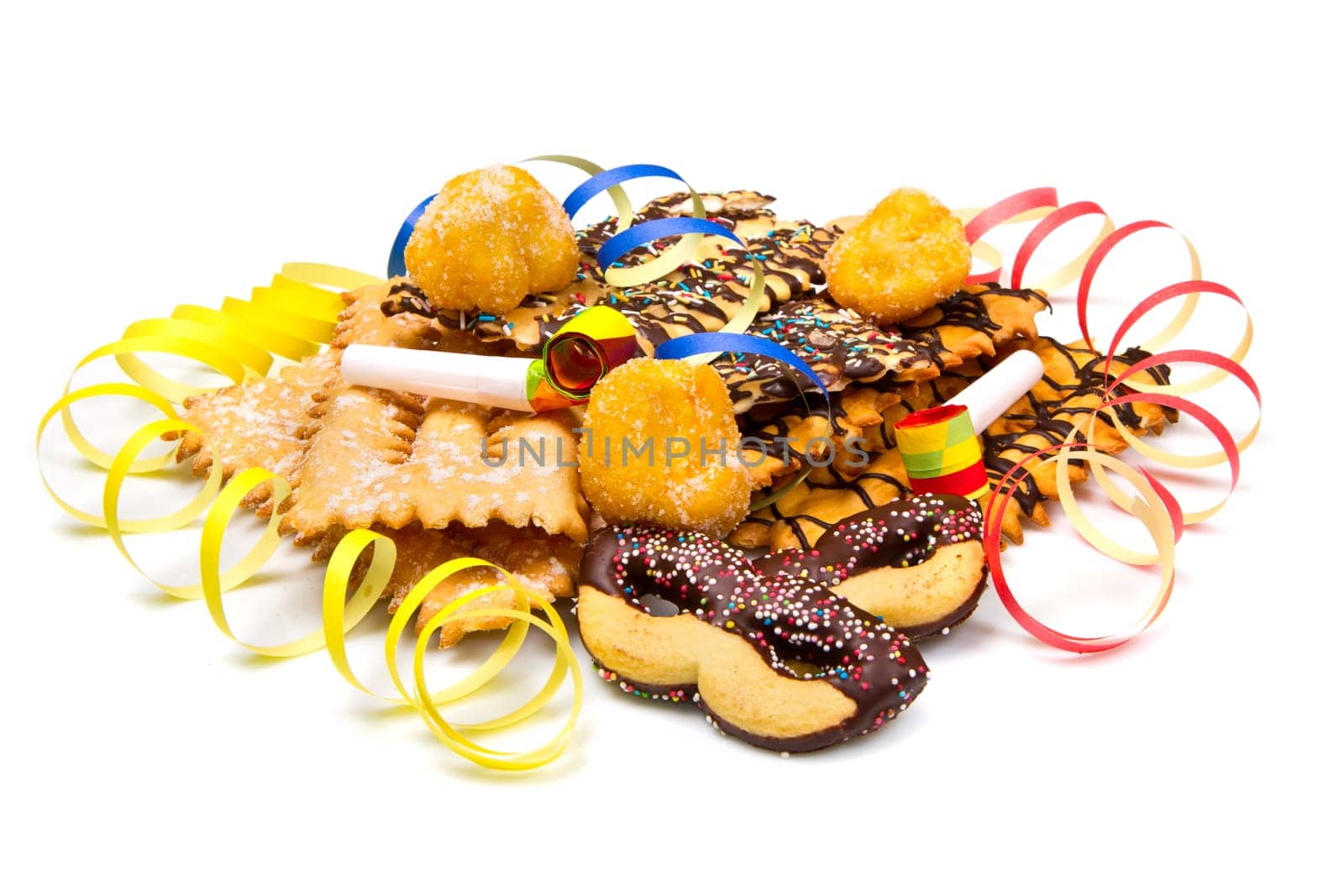 different carnival fritters