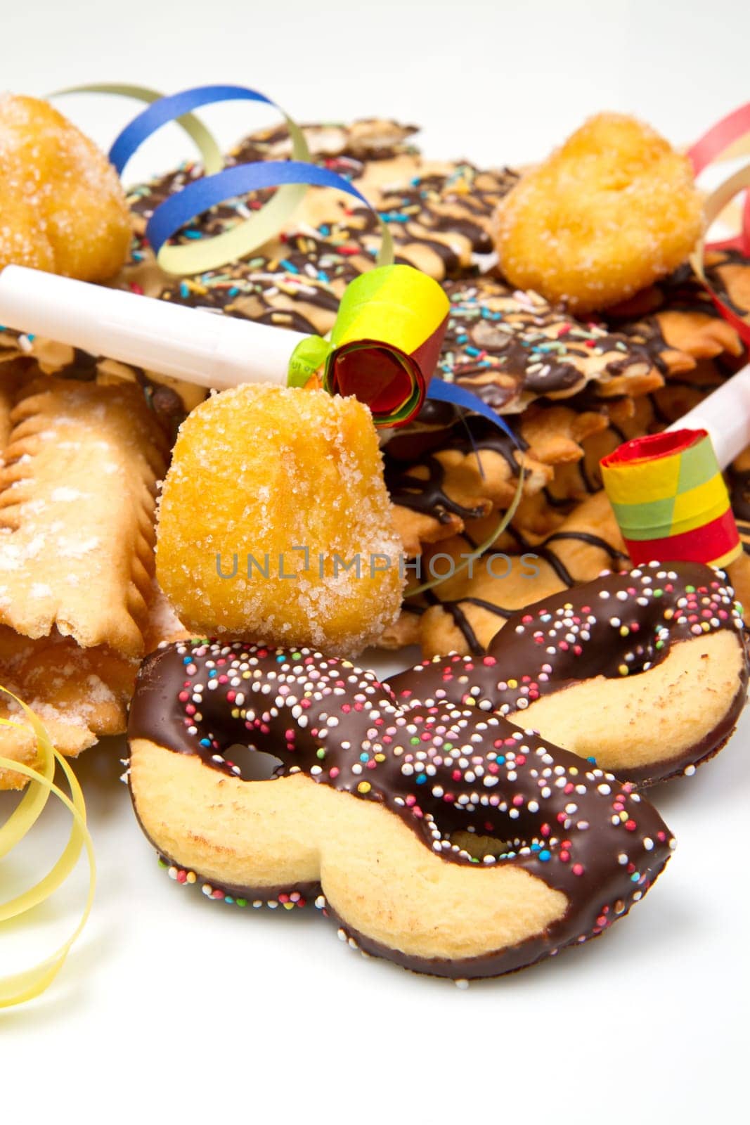 different carnival fritters