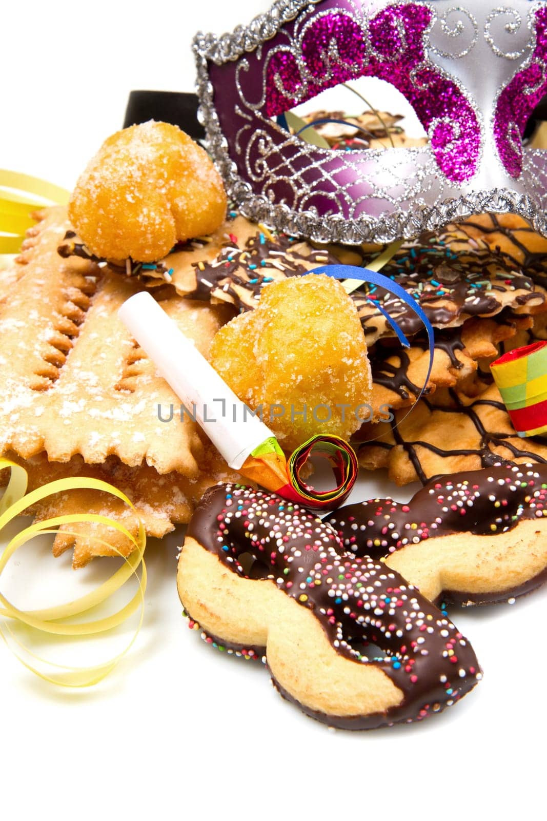different carnival fritters