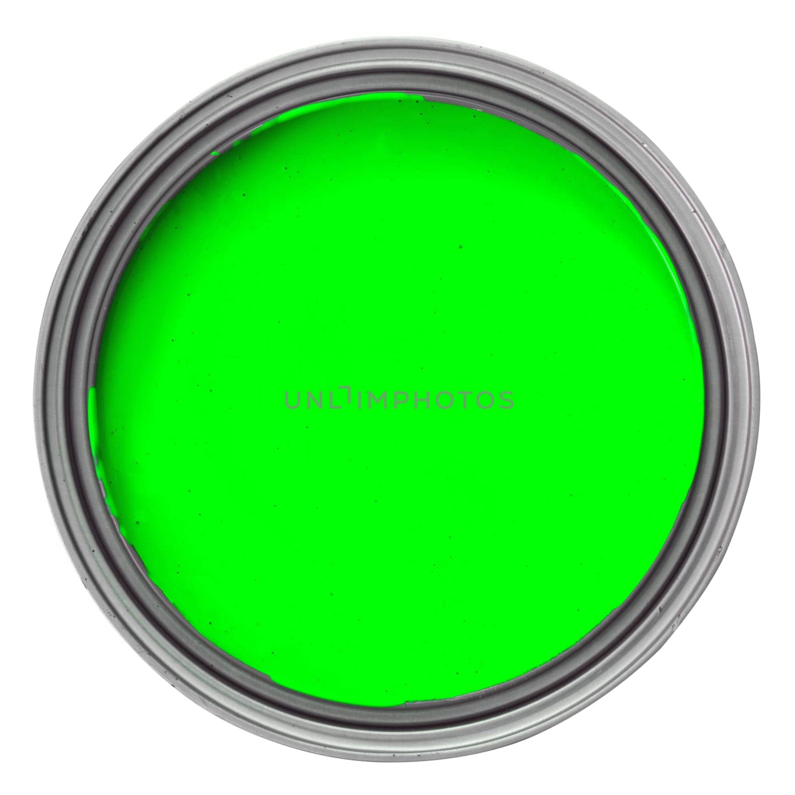 green paint