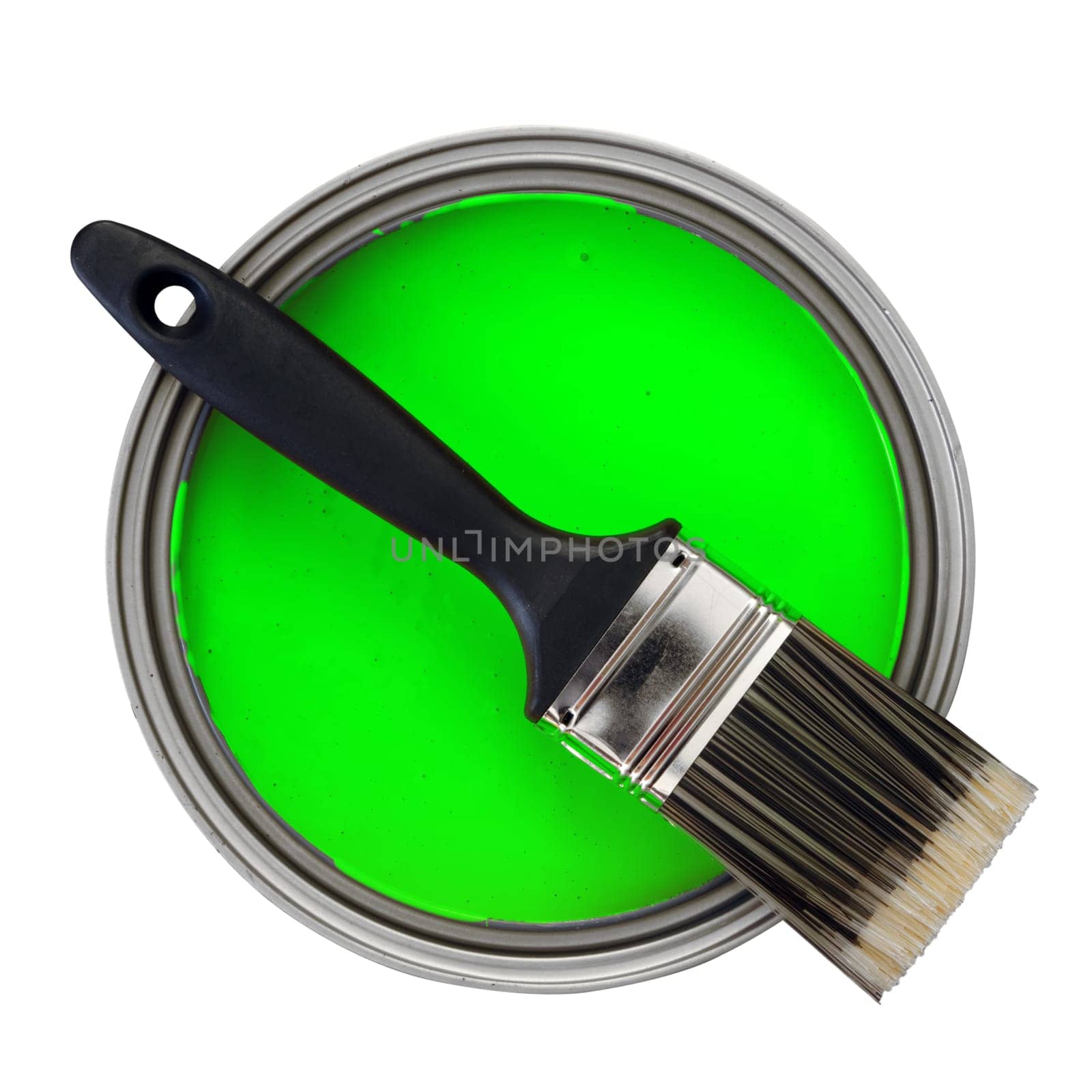 green paint