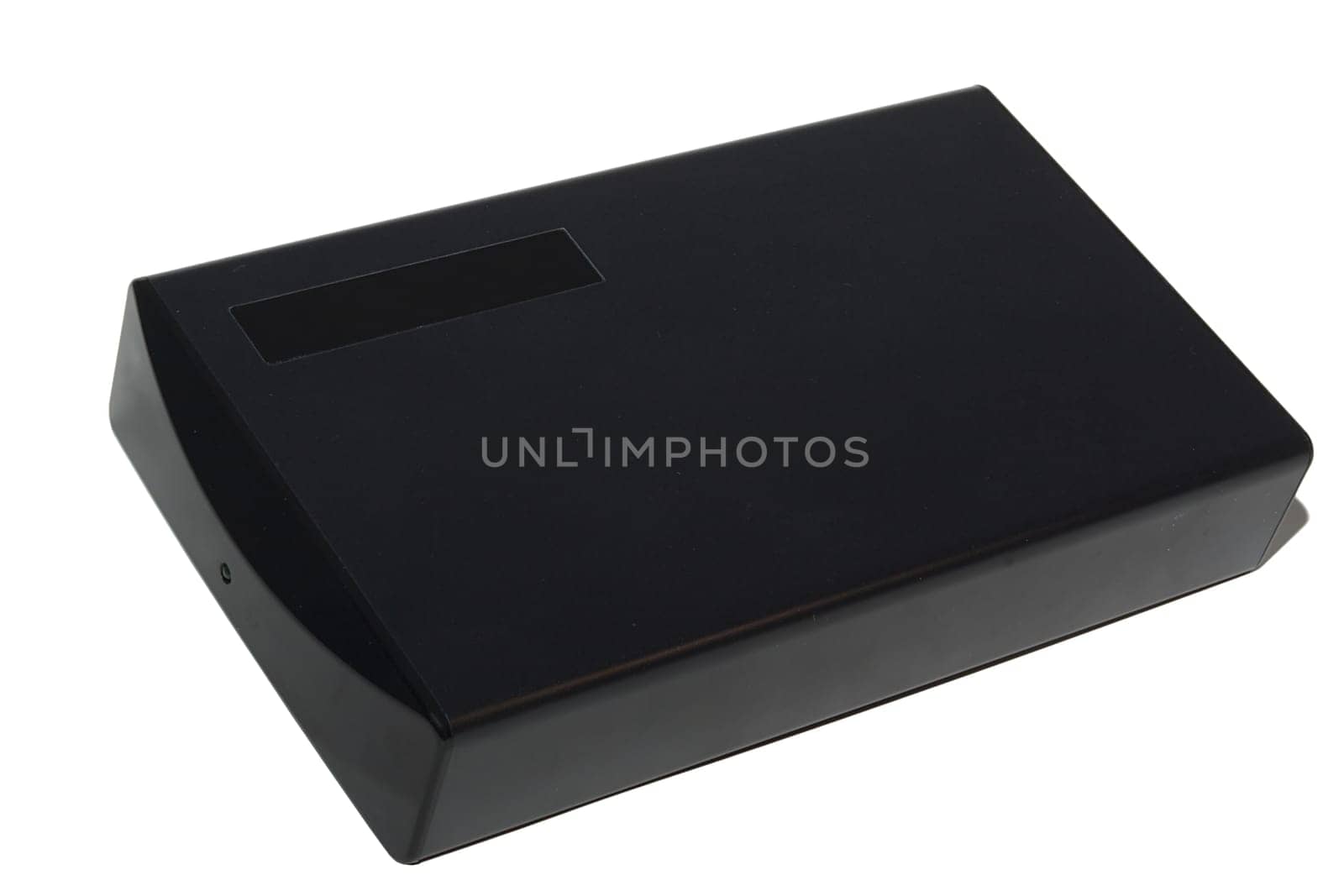 External USB a hard disk on a white background