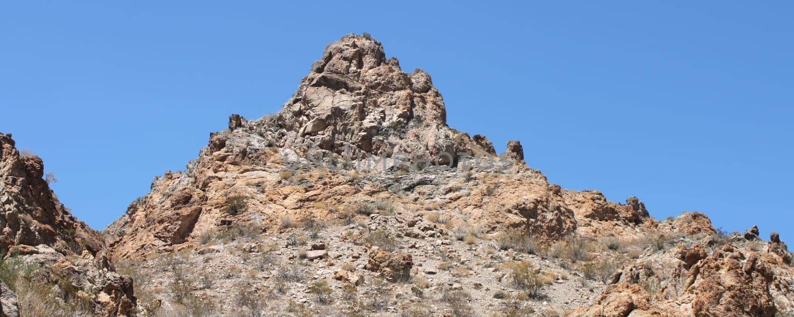 The dry landscape near Grapevine Canyon in Nevada.