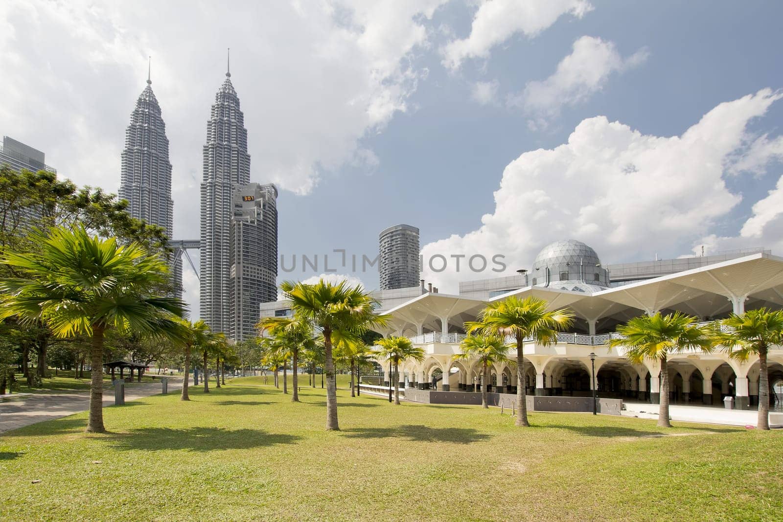 Masjid Asy-Syakirin Mosque in Kuala Lumpur City Center Park