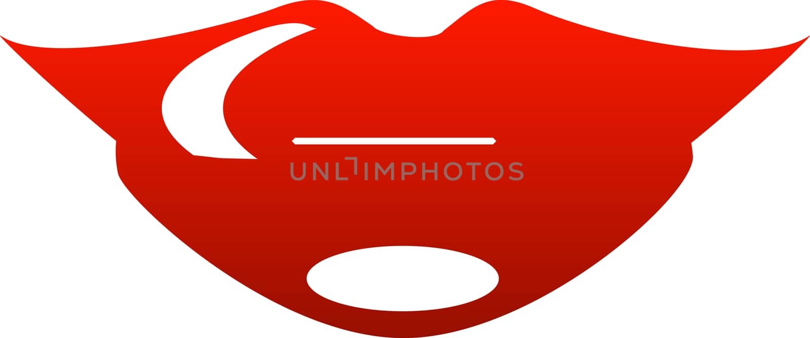 Lips Icon Vector for Valentine&#039 s day or love.