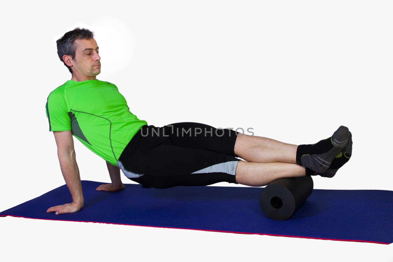 Fitness training with a roller