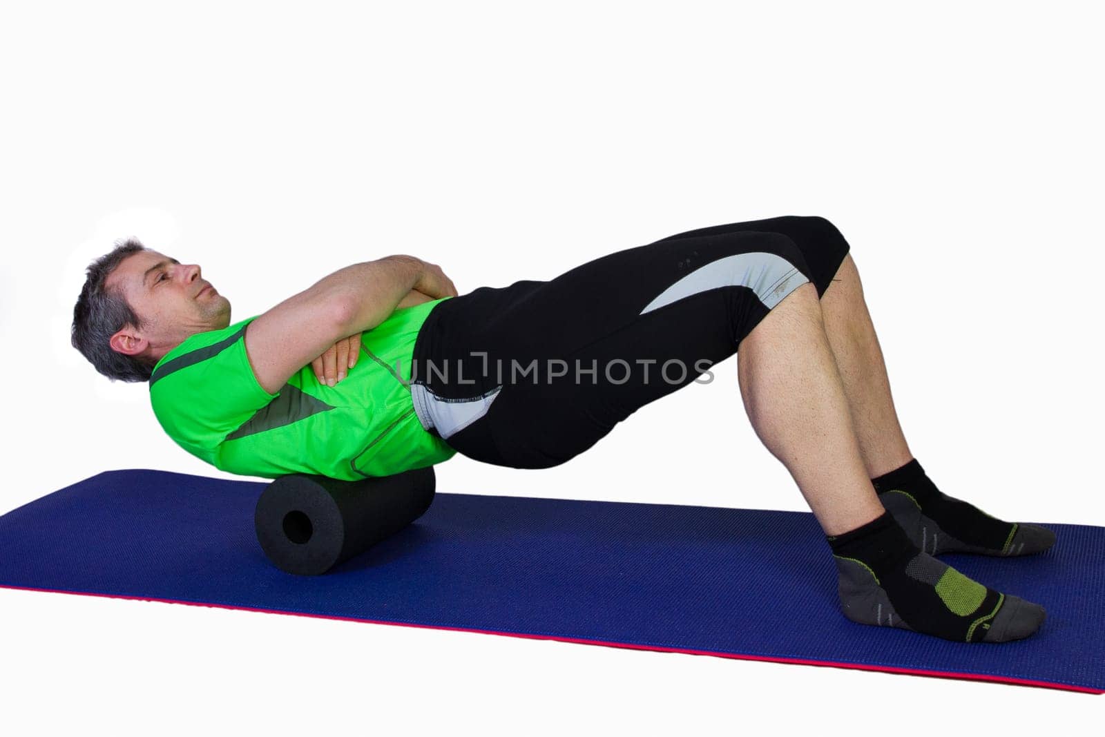 Fitness training with a roller