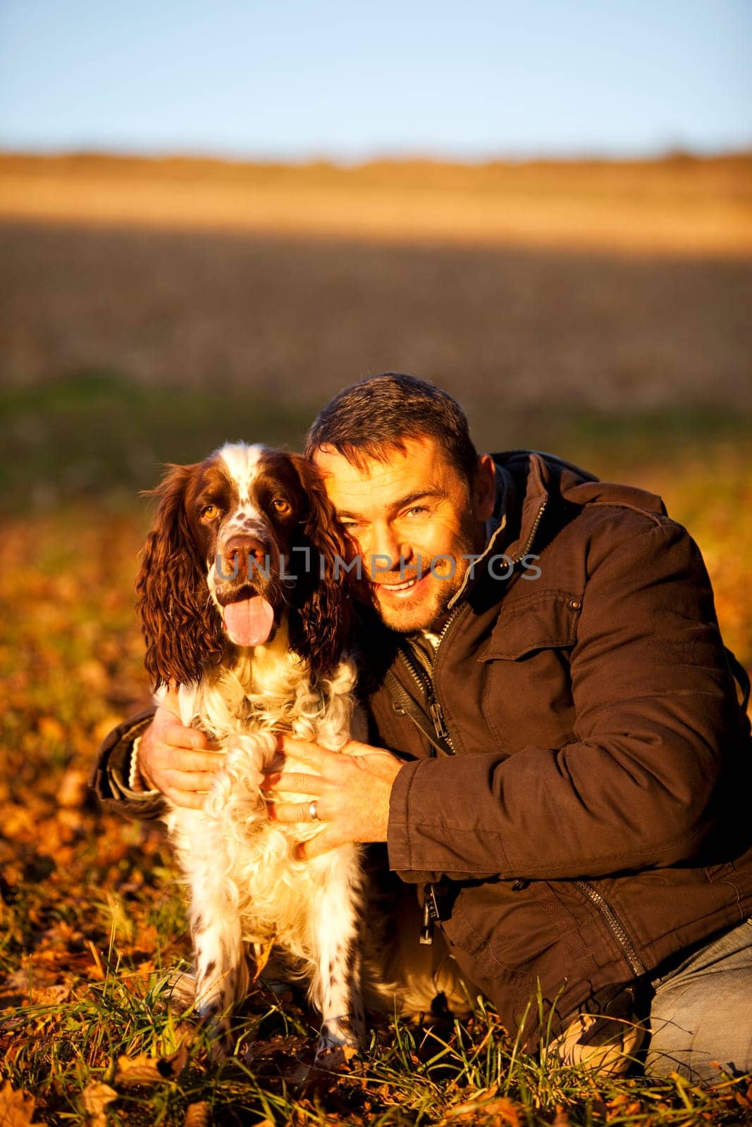 Dog and master