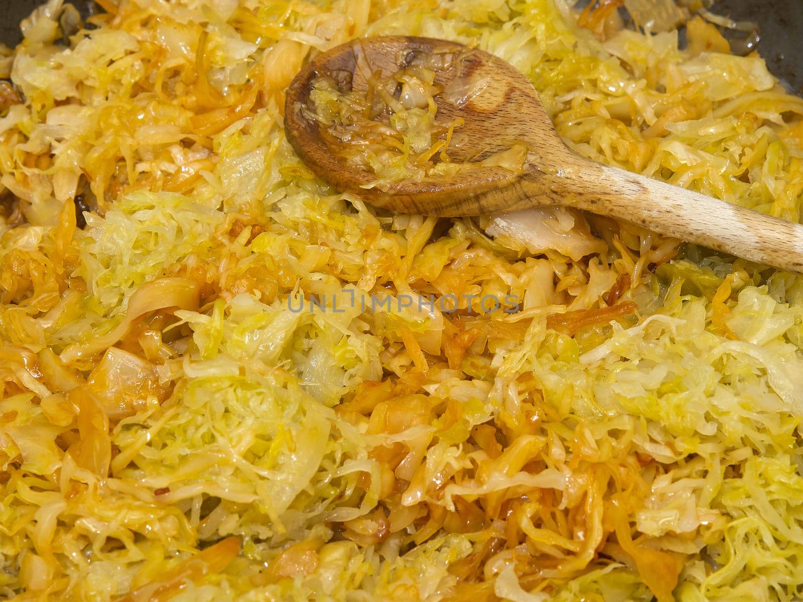 cabbage cooked in a pen
