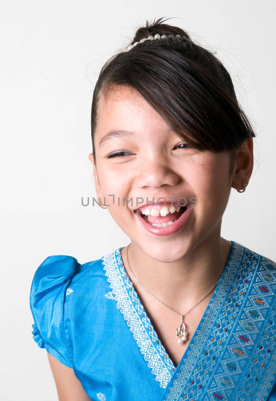 Asian Girl Laughing