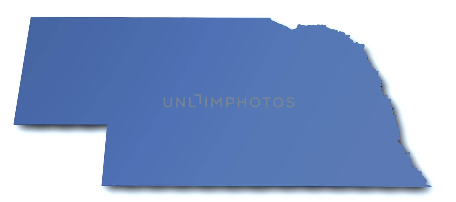 Map of Nebraska - United States