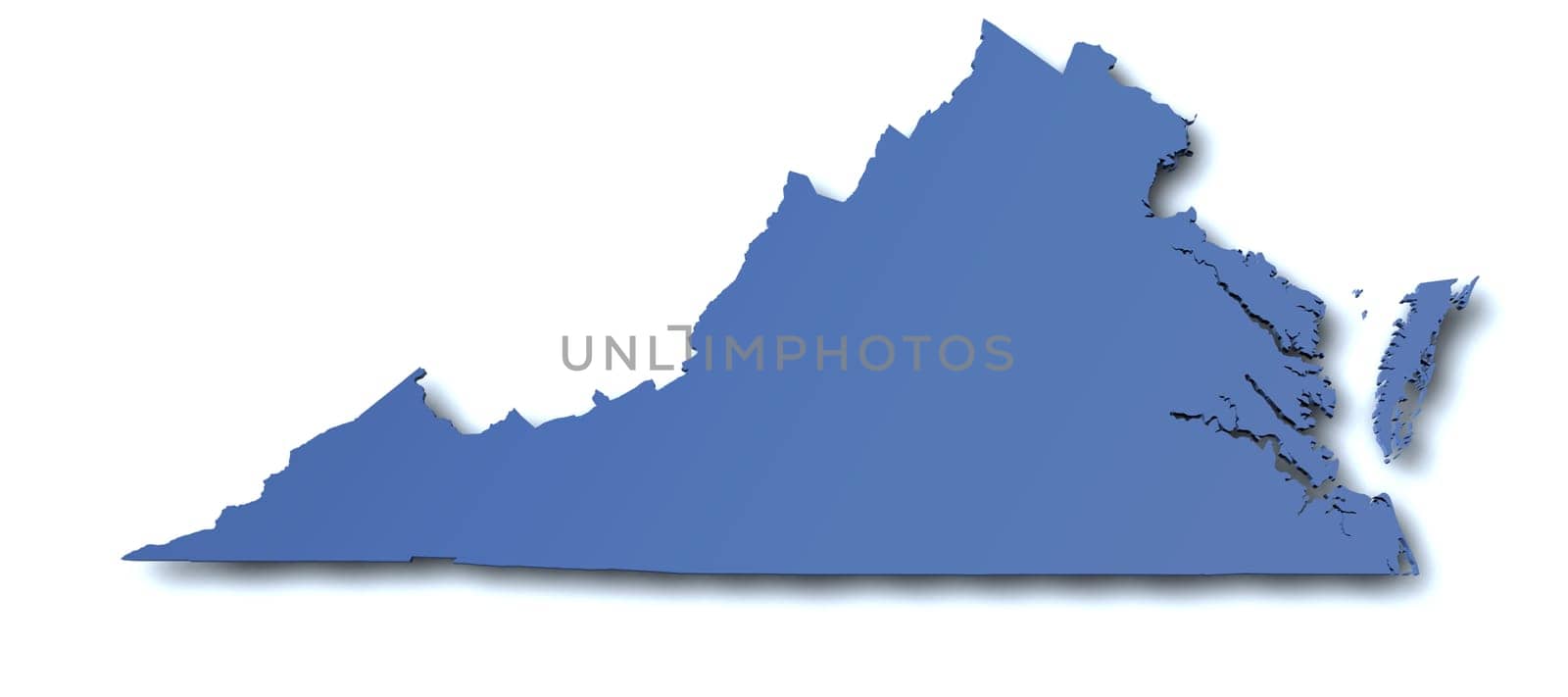 Map of Virginia - United States