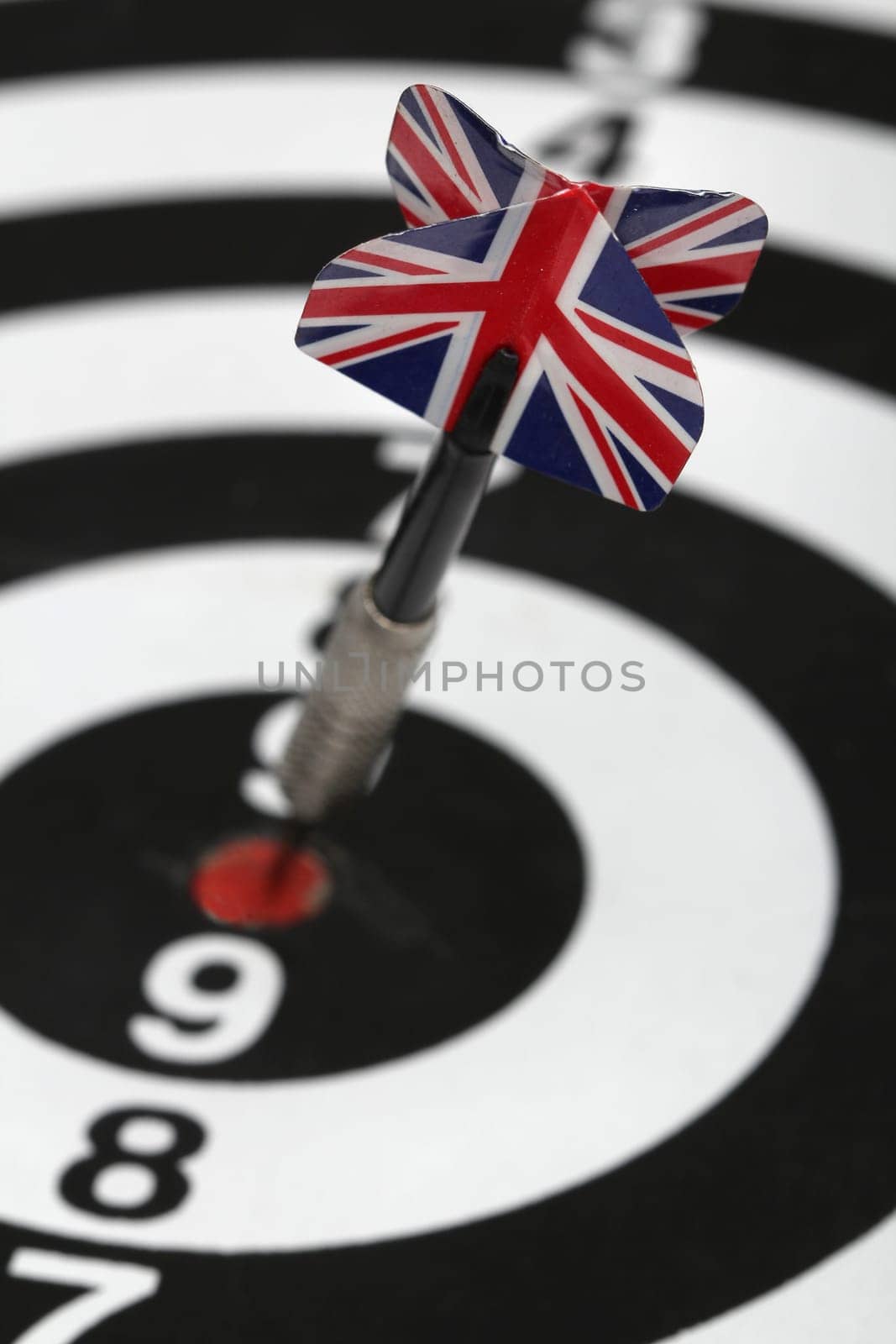 Dartboard bullŽs eye.
