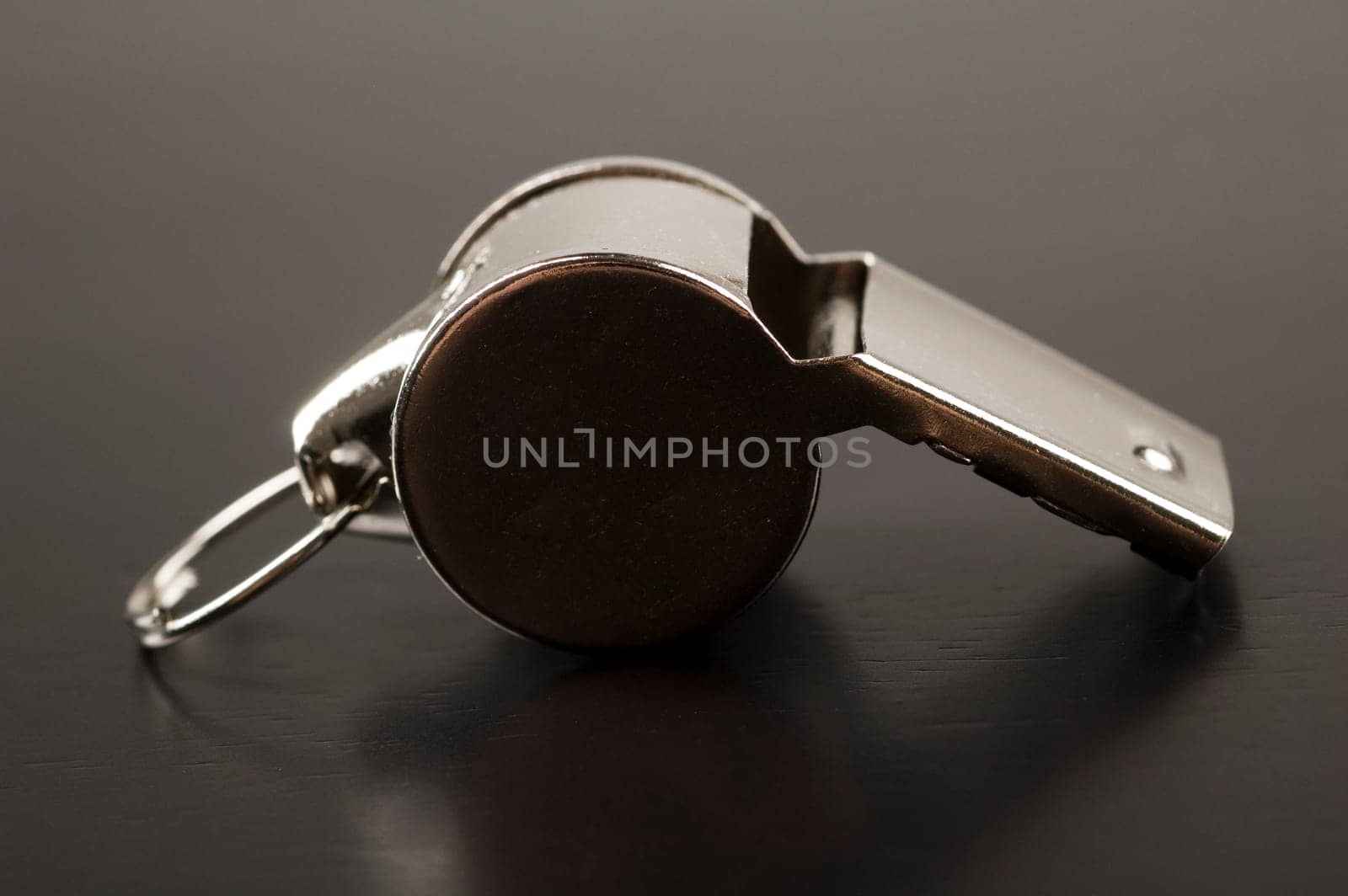 Whistle on Black Background