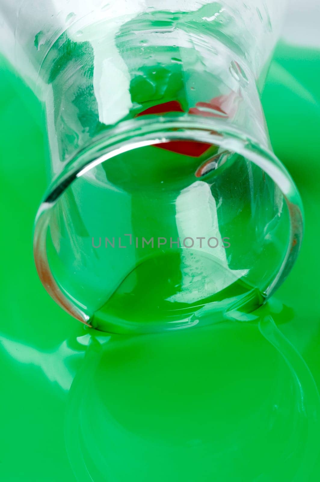 Toxic Spill of Green Liquid.
