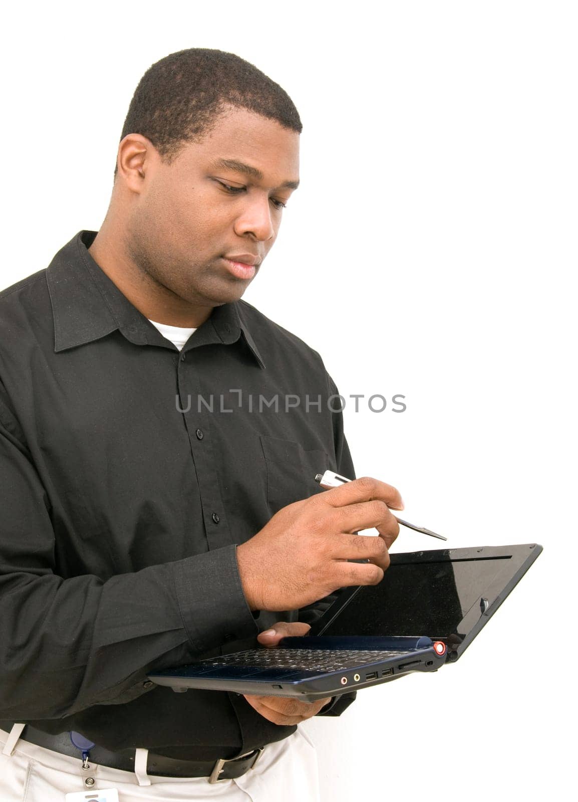 Male on Tablet PC