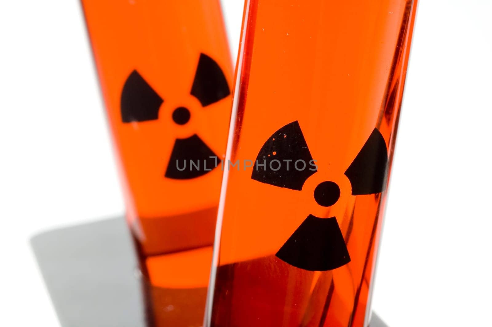 Test Tubes with Hazardous Liquid.