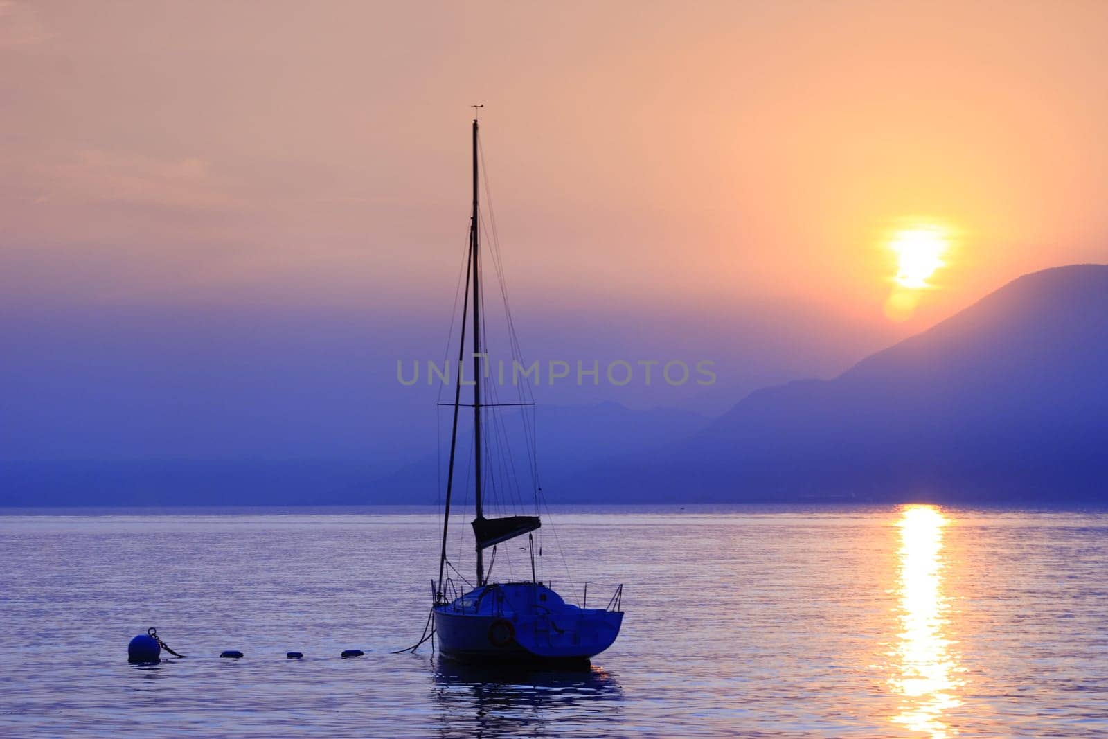 Sunset on Lake Garda,Italy