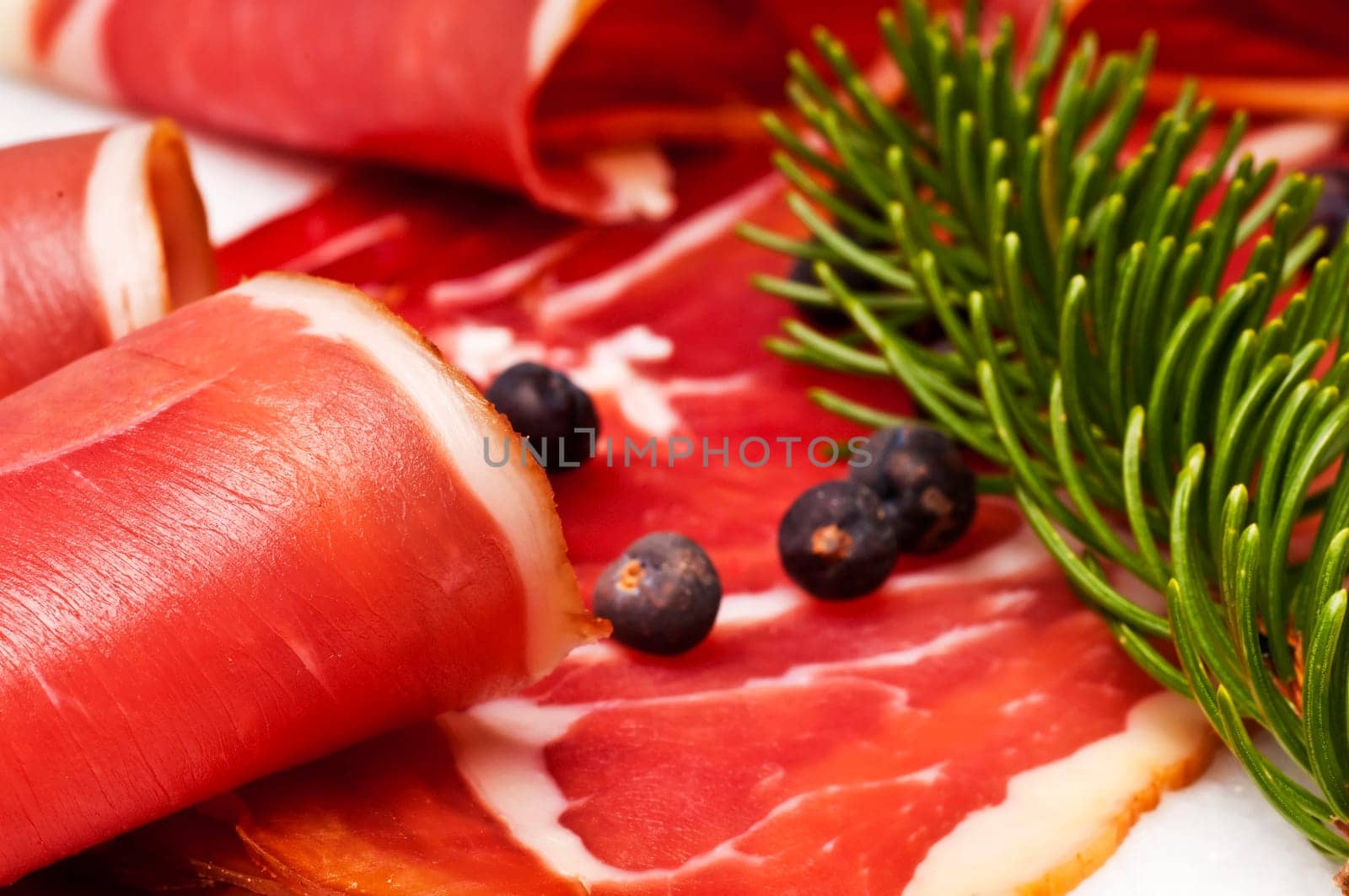 fresh smoked ham from the Black Forest