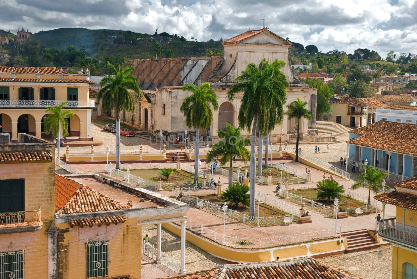 main plaza in trinidad city - cuba