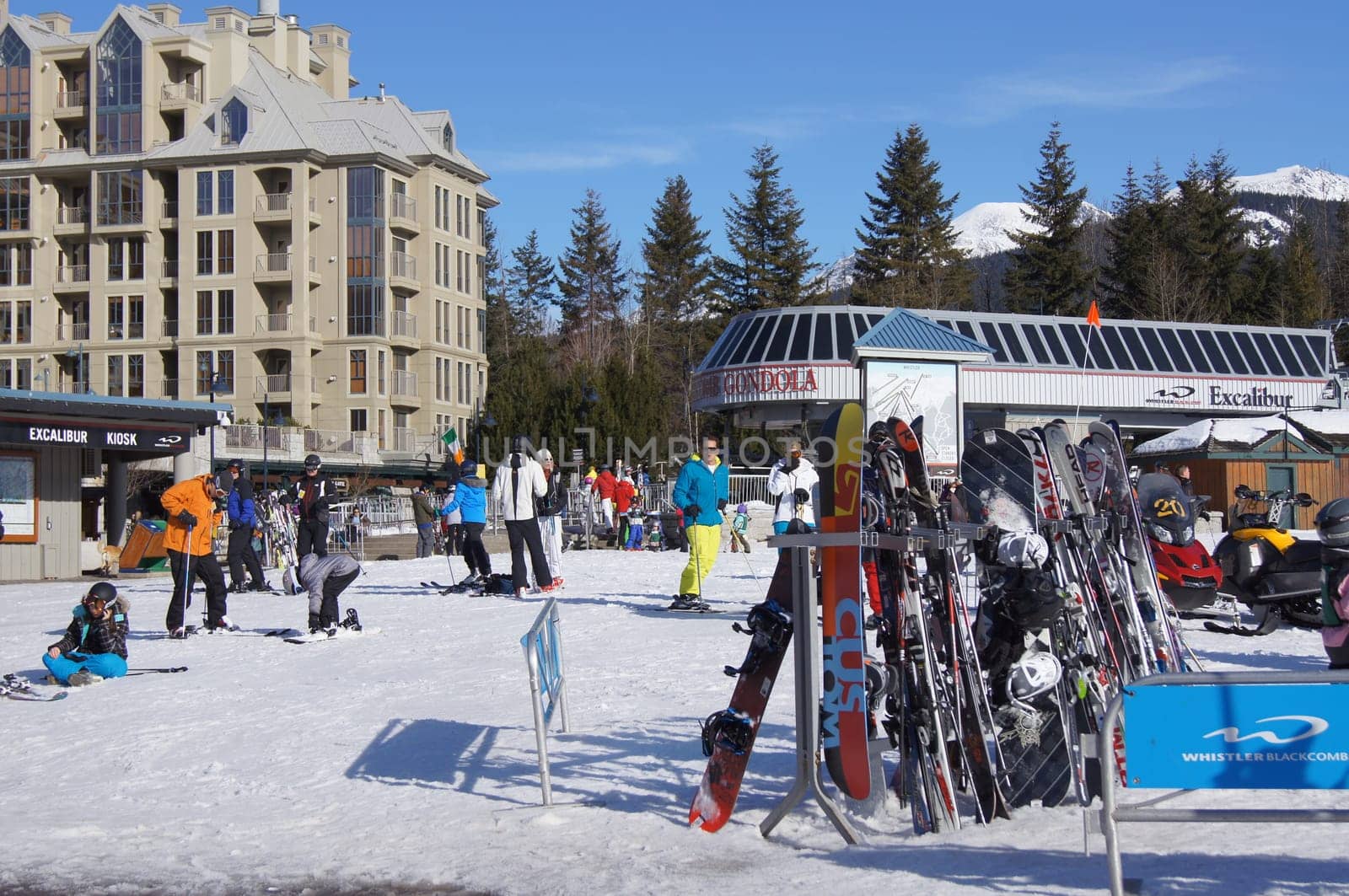 Ski Slopes Whistler, Canada