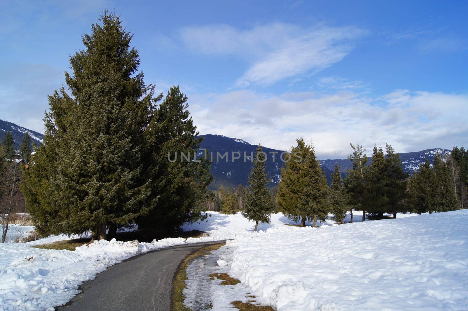 Road to Ski resort