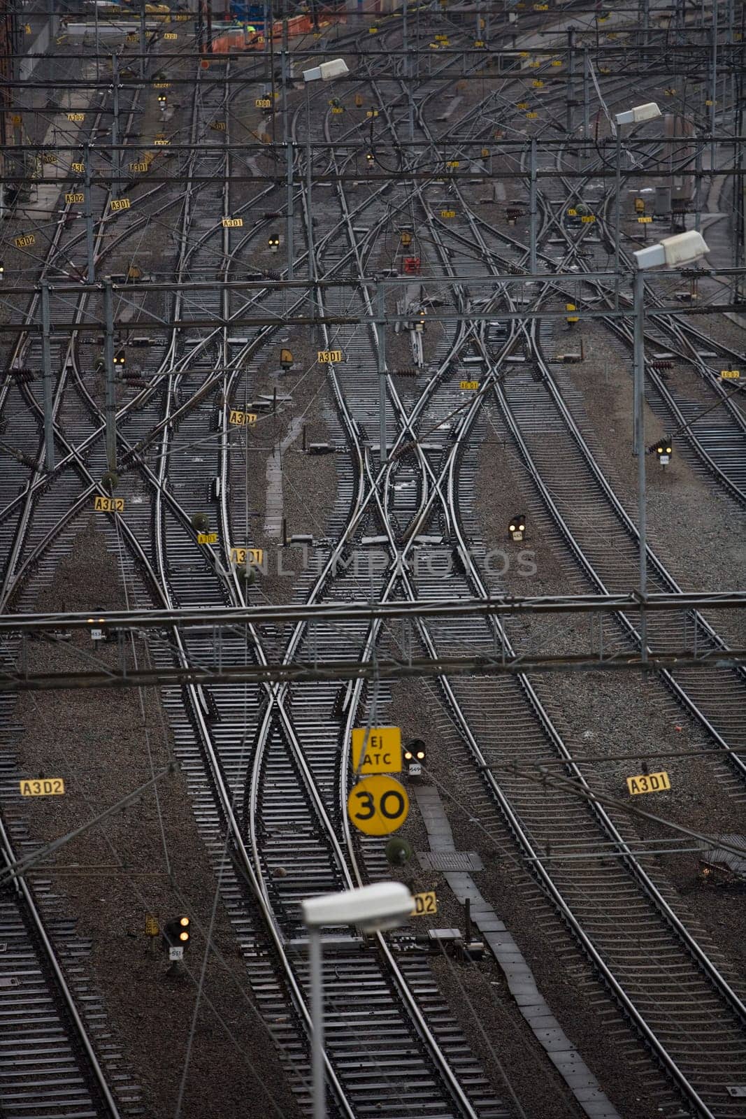 Full Frame of Railroad Tracks