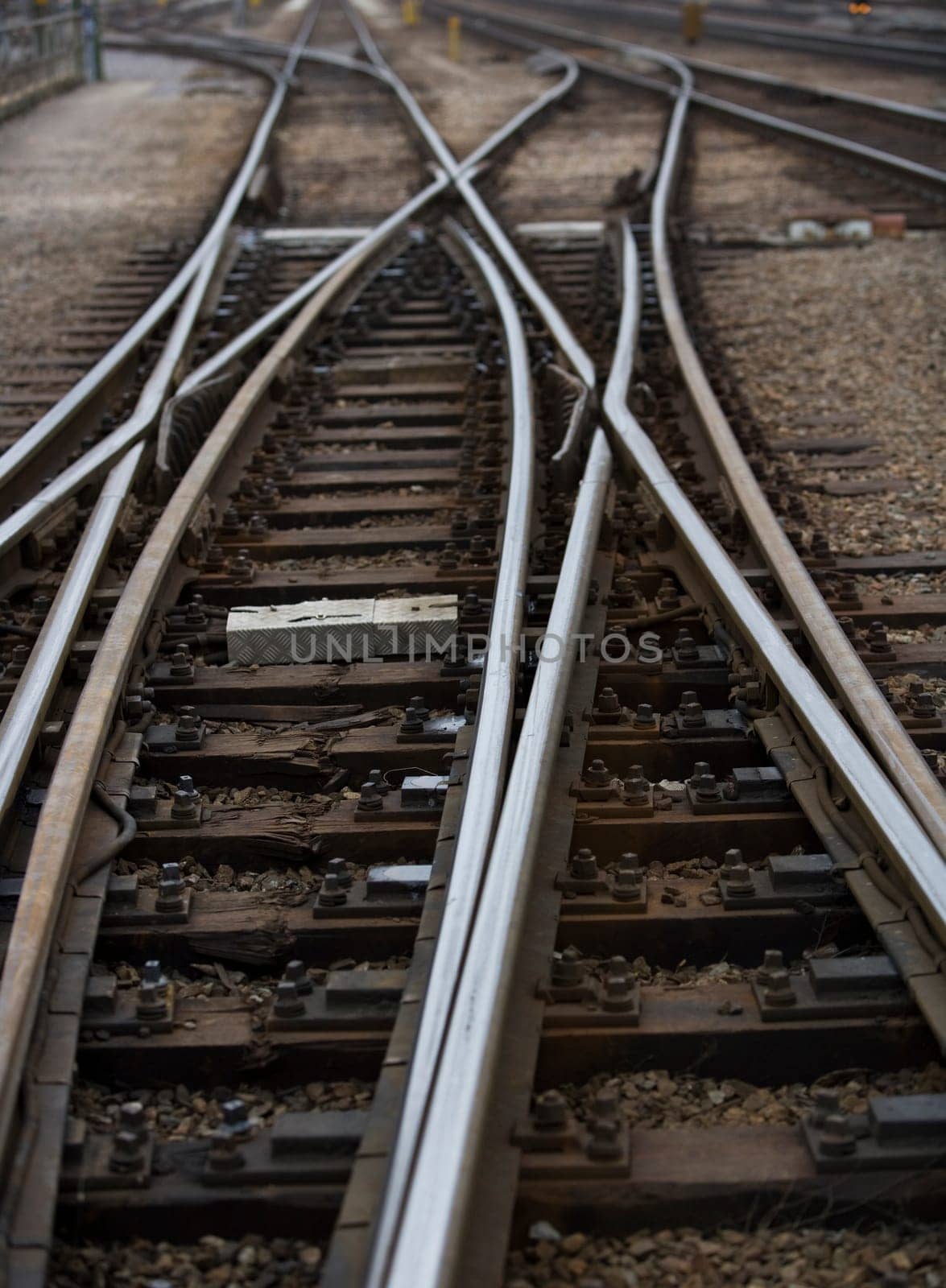 Full Frame of Railroad Tracks