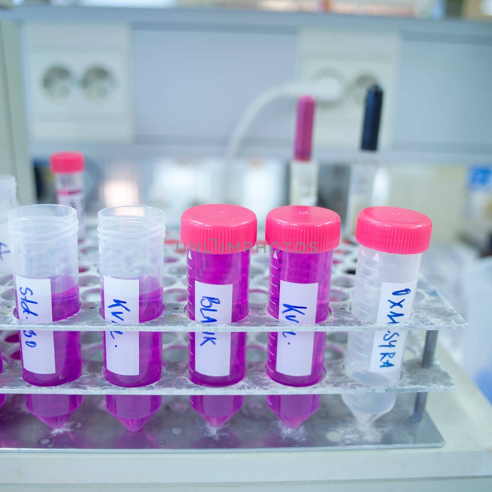 Close up of Laboratory equipment