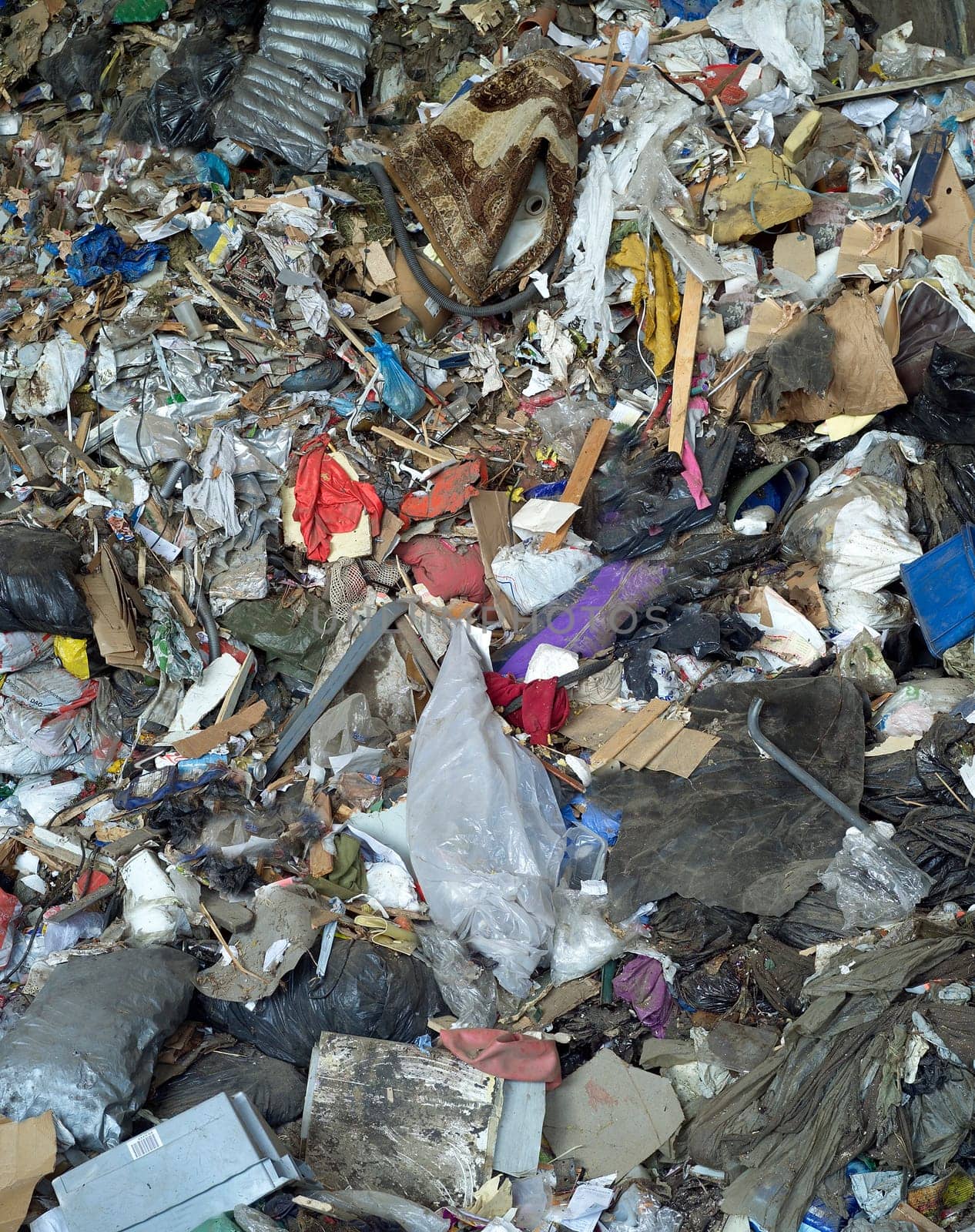 Full Frame of Garbage Dump