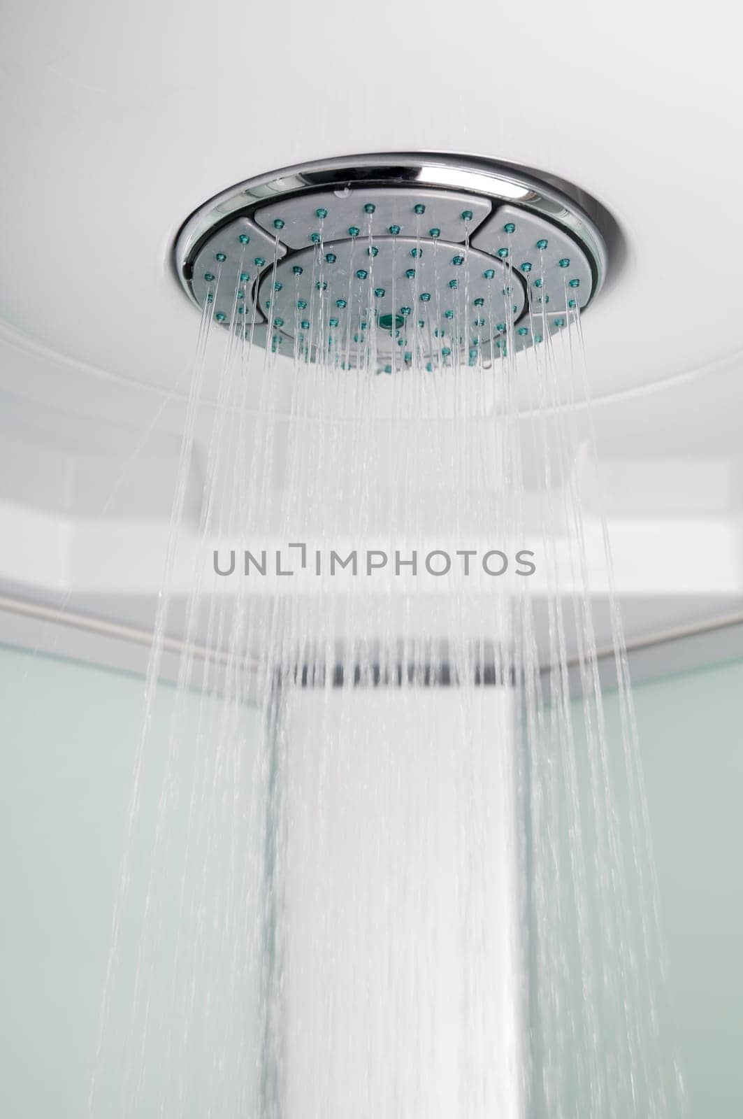 Shower head in the bathroom close up shoot