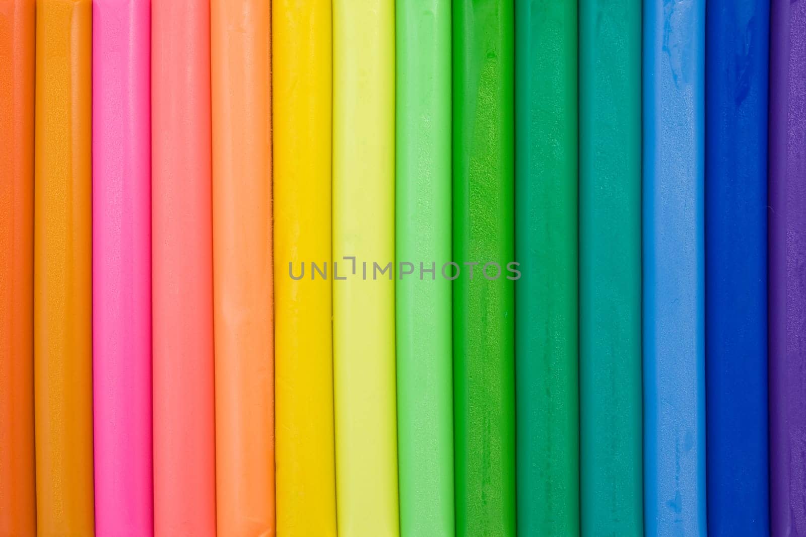 vivid background made from colorful clay sticks