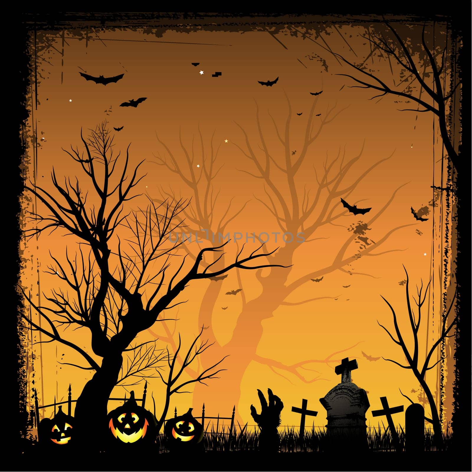 Halloween background illustration