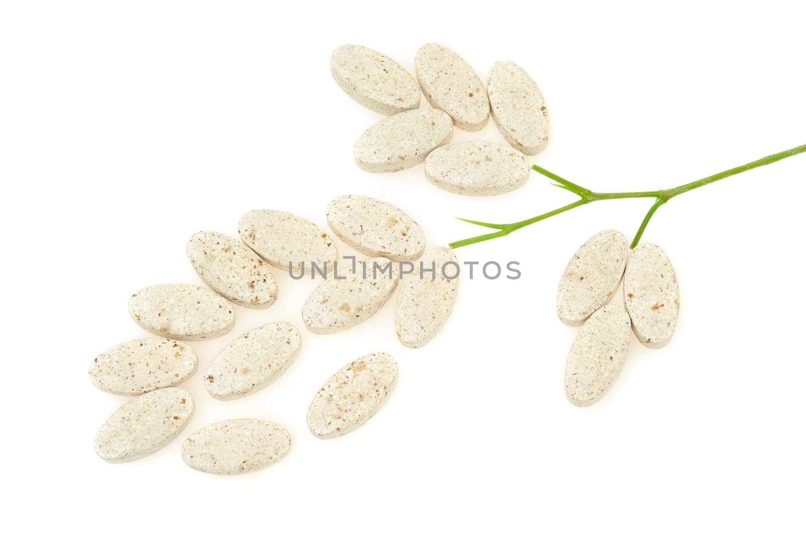 Plant made up of pills - alternative medicine concept