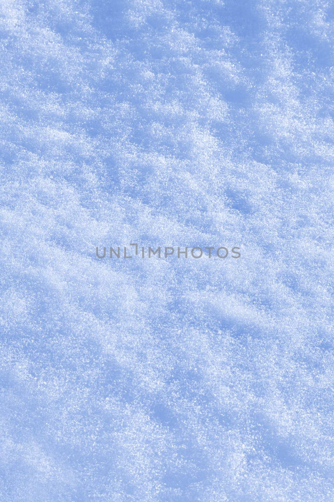 Detail of snow texture with shadows - background