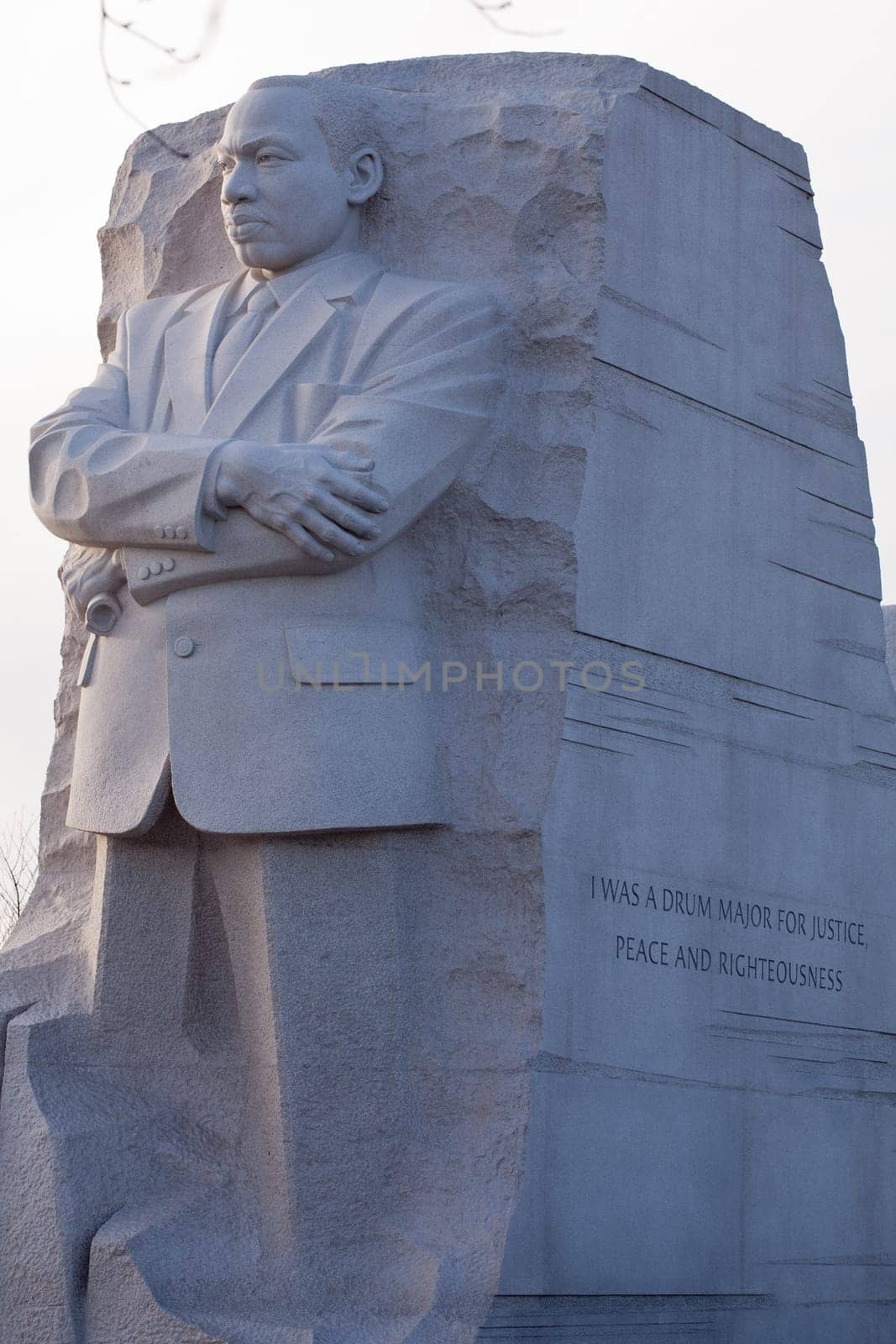 Washington, DC - February 13: Monument to Dr Martin Luther King on February 13, 2012. Government agreed  on Feb 12 to change the Drum Major words on the statue