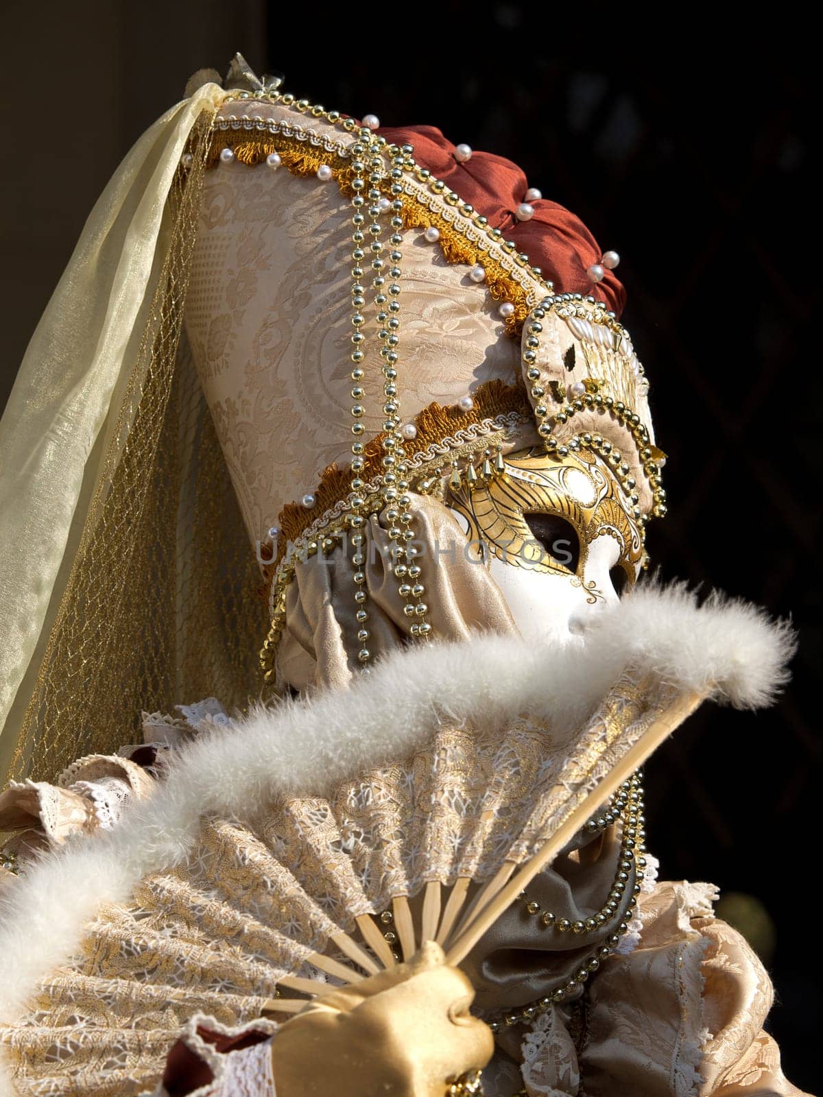 mask on the piaca st. marco in Venice
