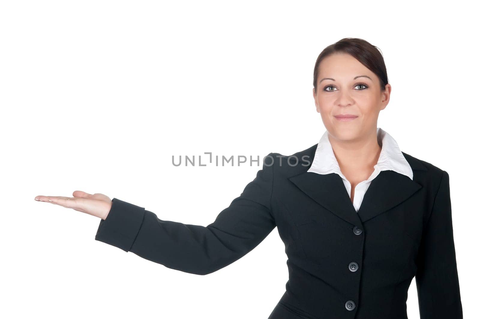 Businesswoman presenting