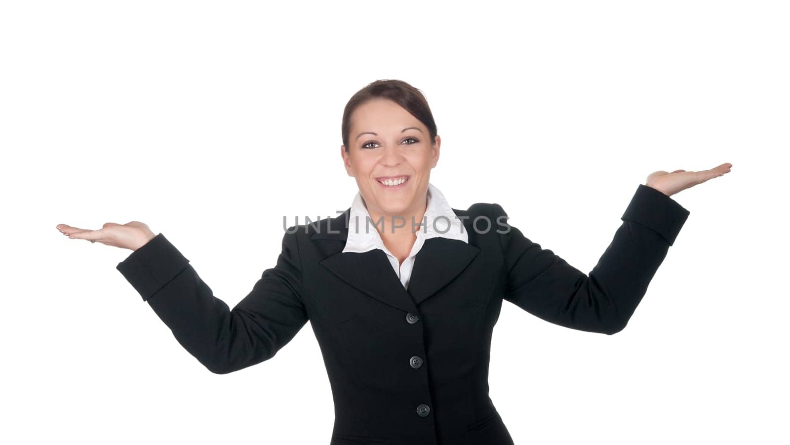 Businesswoman presenting