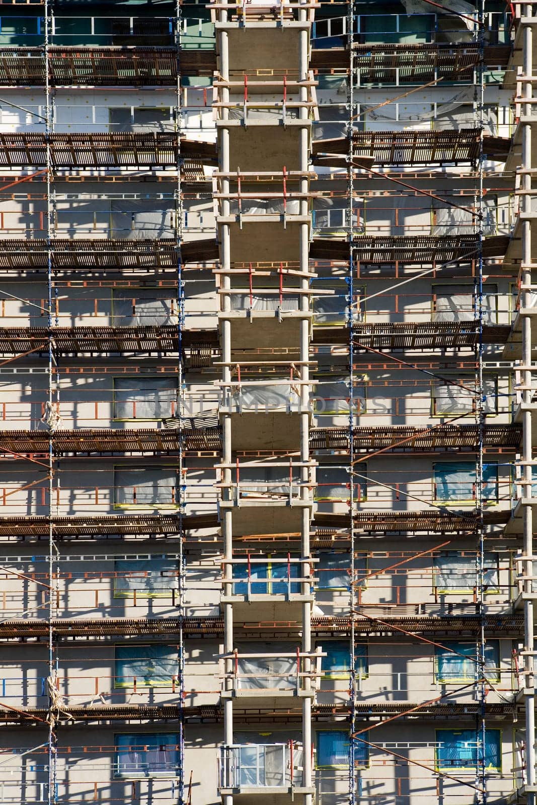 Full frame of a construction site
