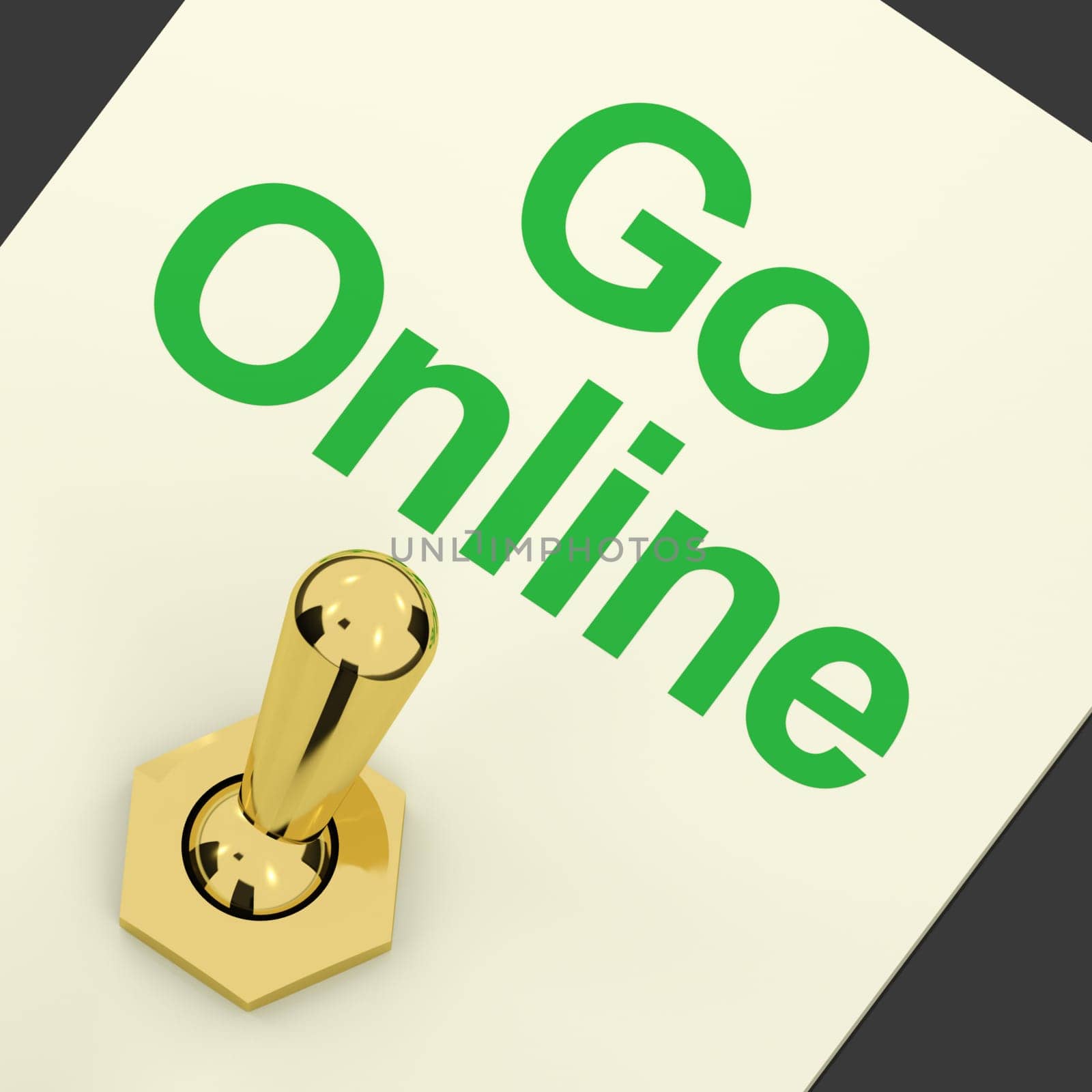 Go Online Switch On For Online Websites Or Internet