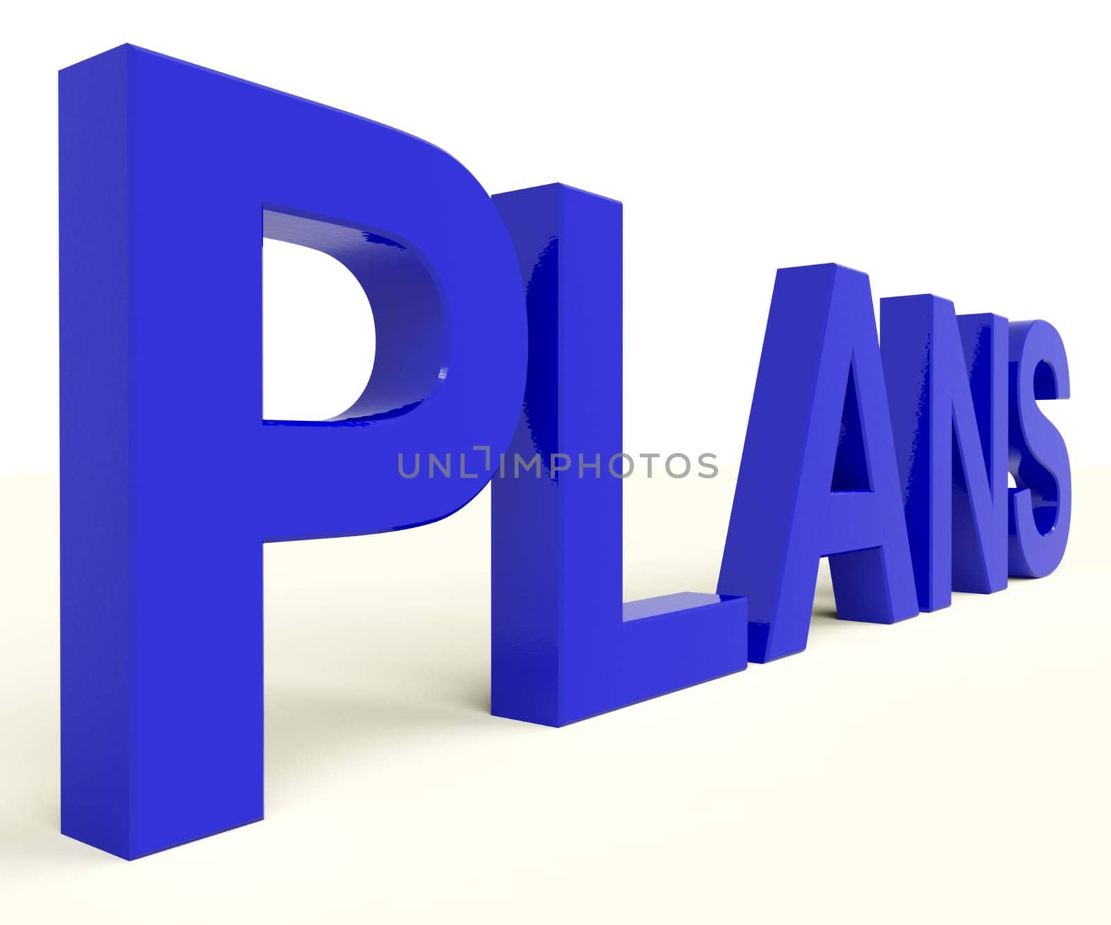 Plans Letters As Symbol for Targets And Goals