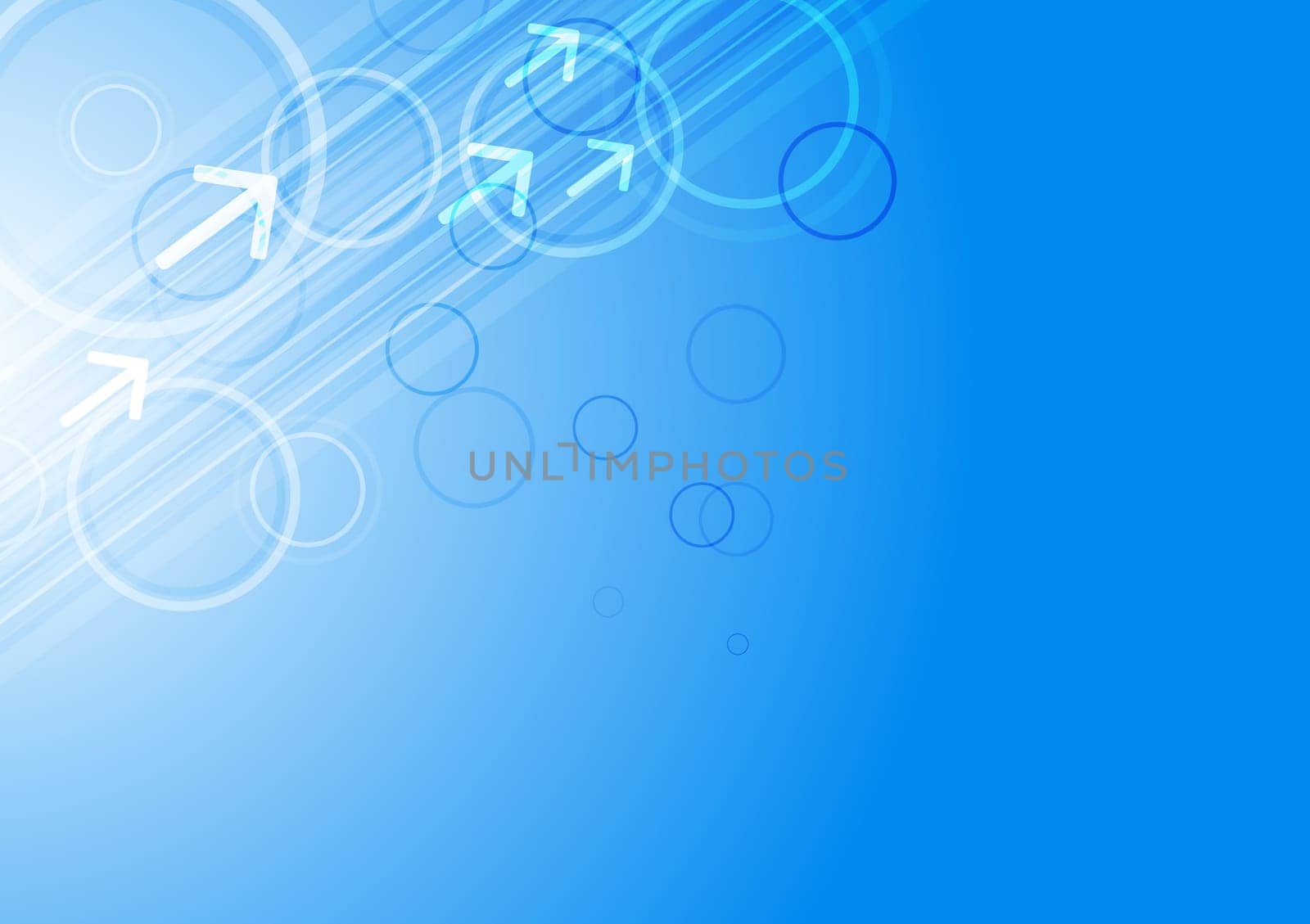 Simple abstract illustration with circles and strips (eps 10)