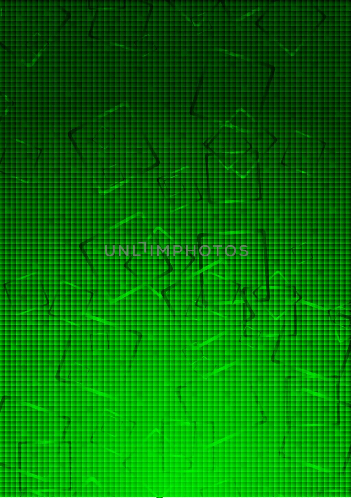 Abstract green and black textural background (eps 10)