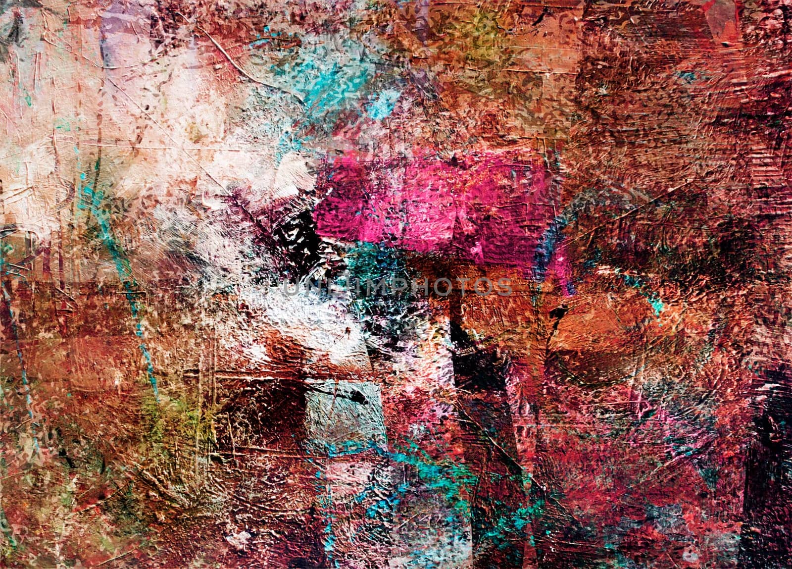 Abstract Painting Textures - Mixed Media