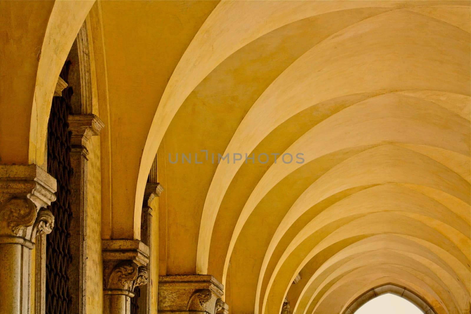 Arcade in Saint Marco Square in Venice