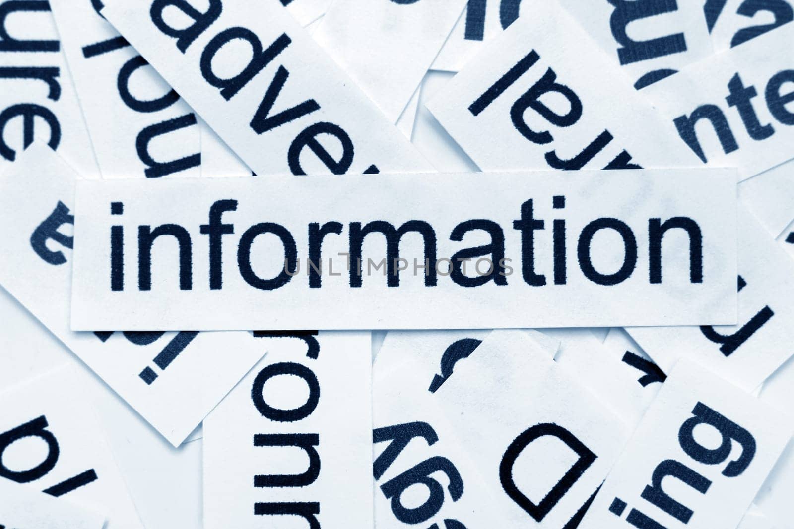 Information word cloud
