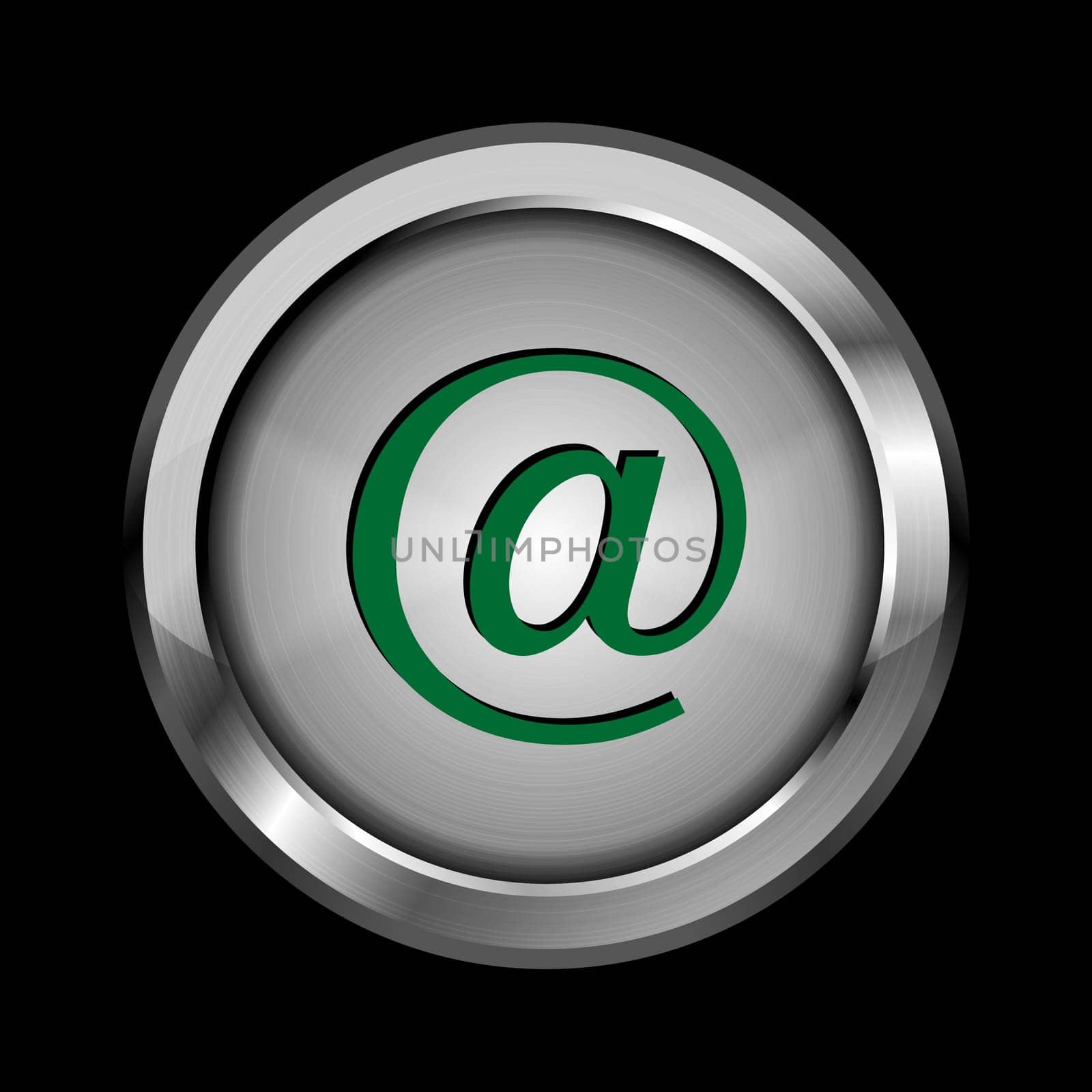 Internet metallic button. Eps 10 vector
