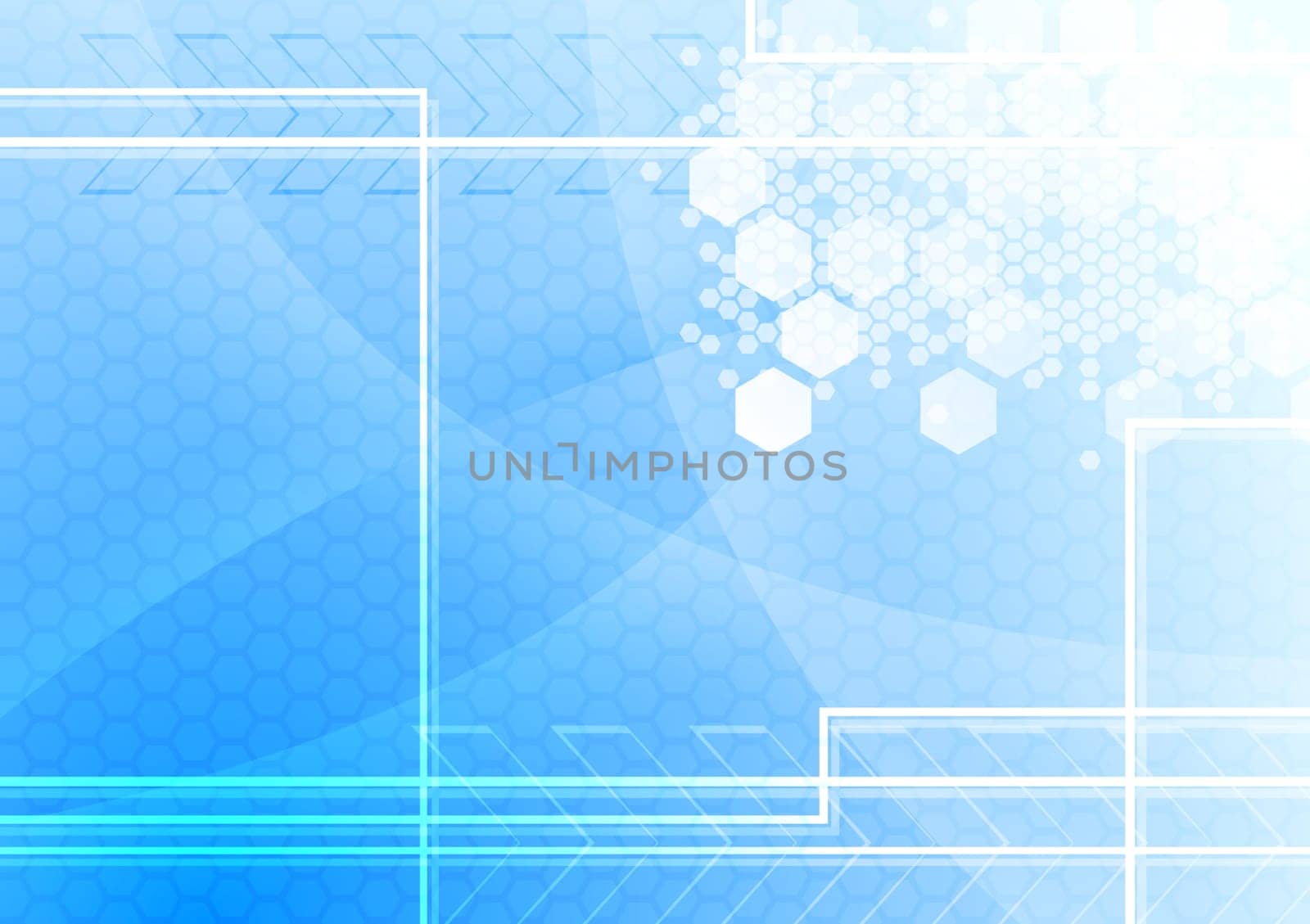 Blue tech background - eps 10 vector illustration