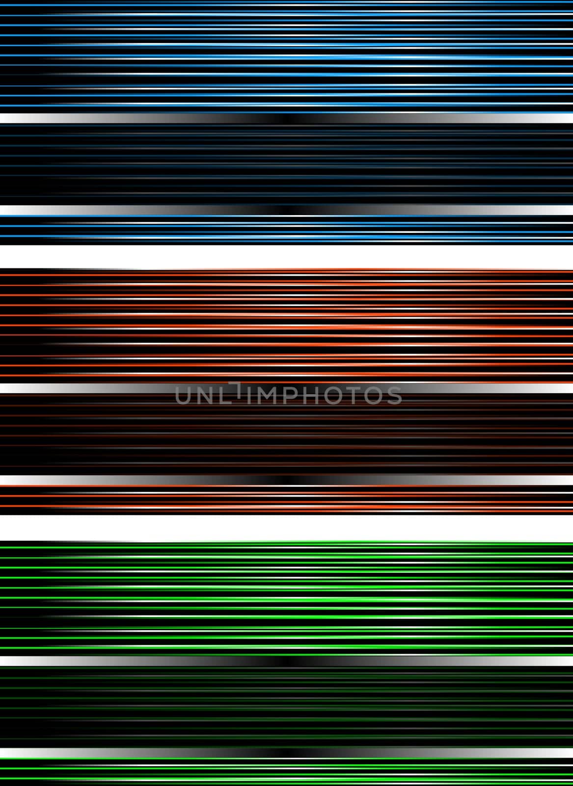 Set of simple abstract banners - eps 10